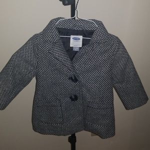 Black and White Old Navy Peacoat